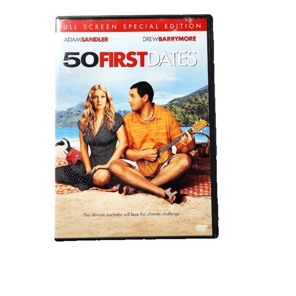 50 First Dates DVD Movie PG 13 Comedy Romance 2004 Drew Barrymore Adam Sandler